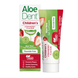Aloe Dent Tandpasta 50ml voor Kinderen Aardbei zonder Fluor