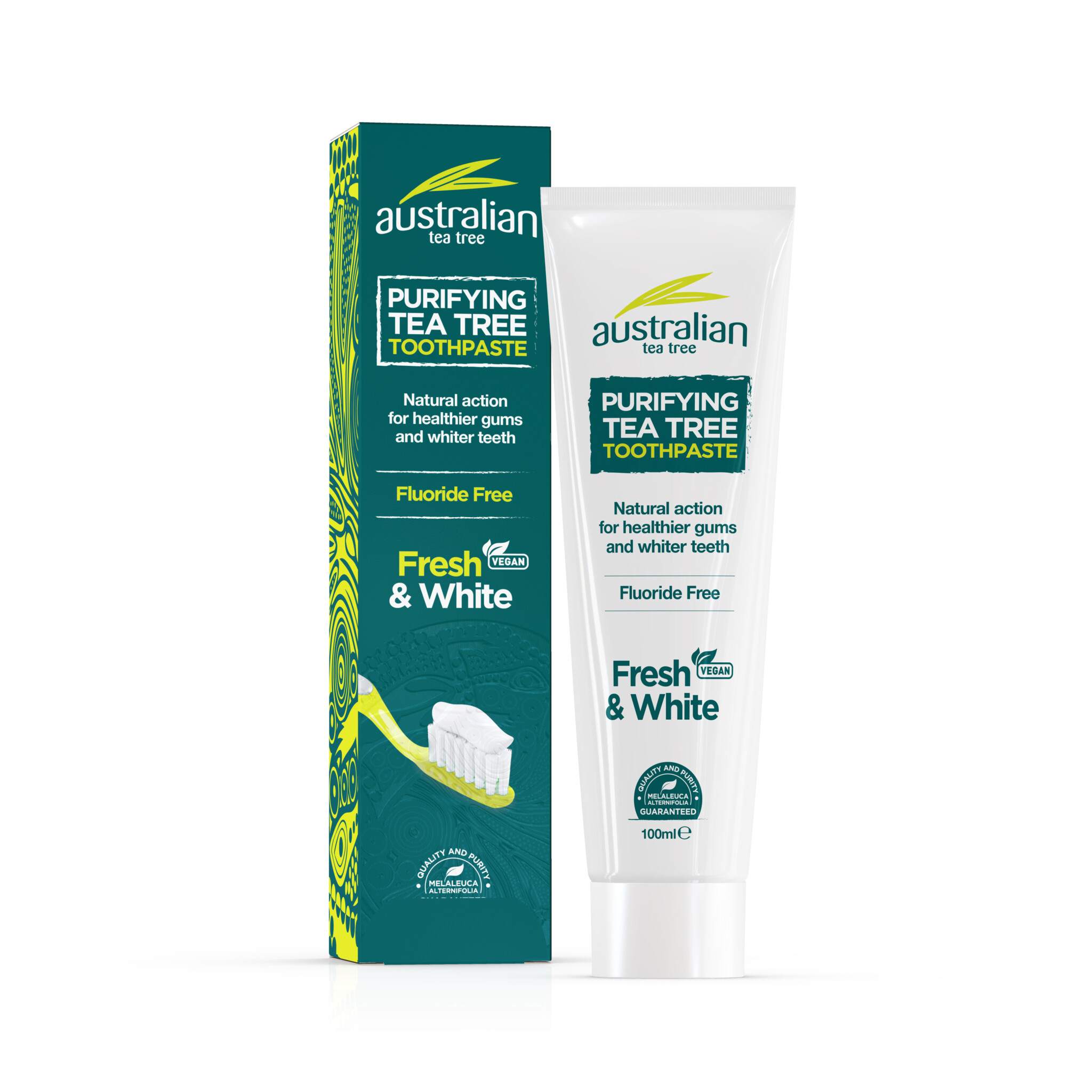 Tandpasta 100ml Fresh & White met Tea Tree - Afbeelding 7