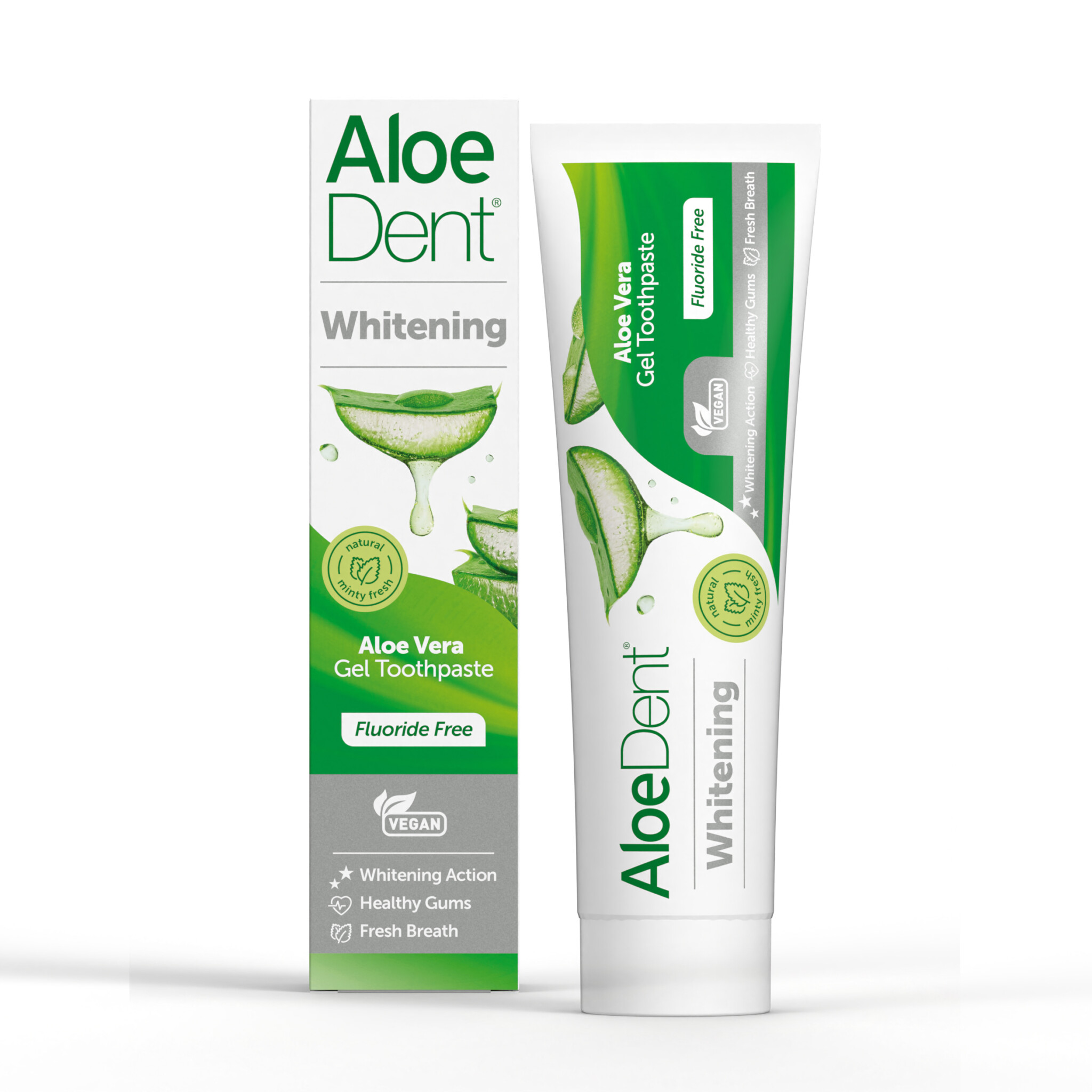 Aloe Dent Tandpasta 100ml Wittere tanden zonder Fluor