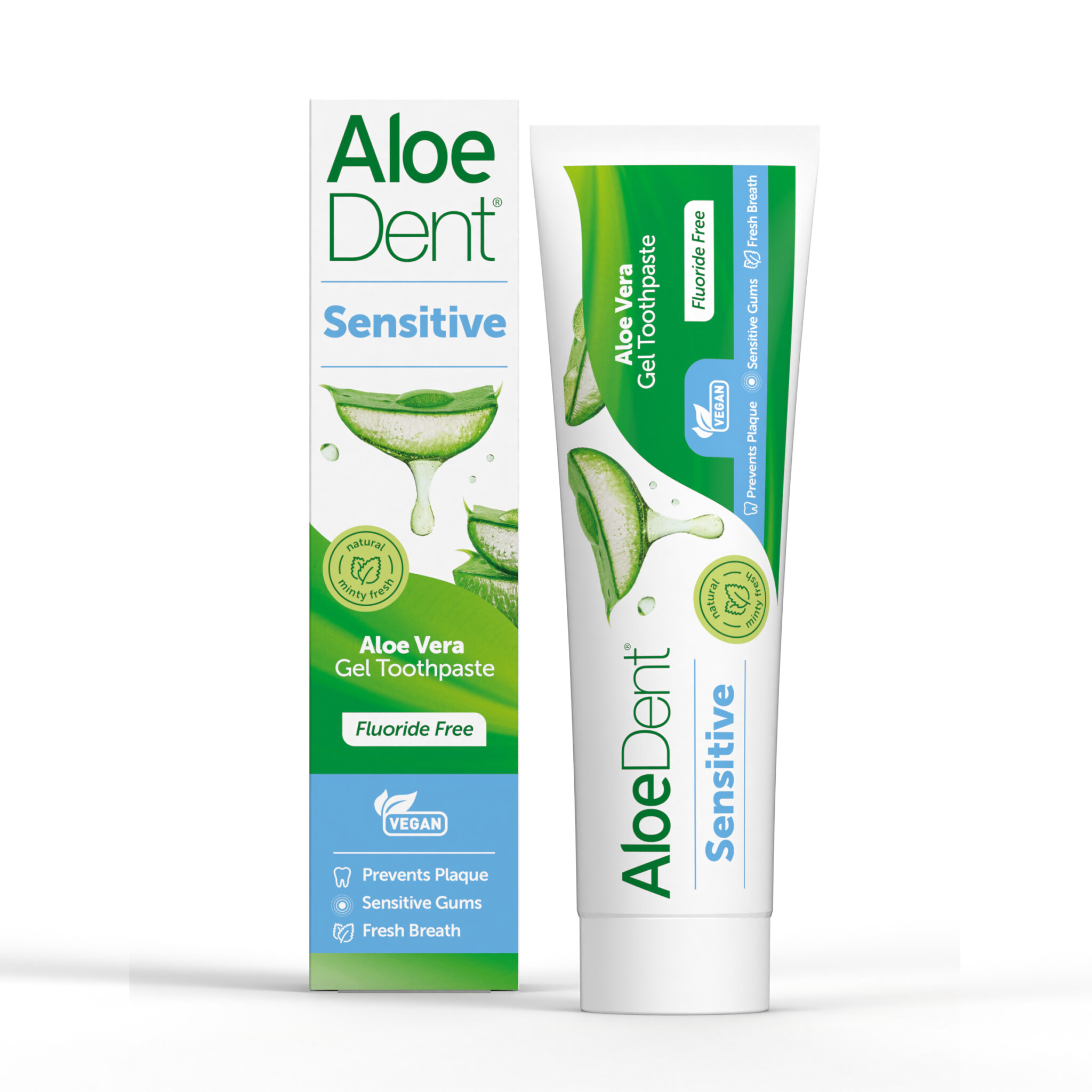 Aloe Dent Tandpasta 100ml Gevoelige tanden zonder Fluor