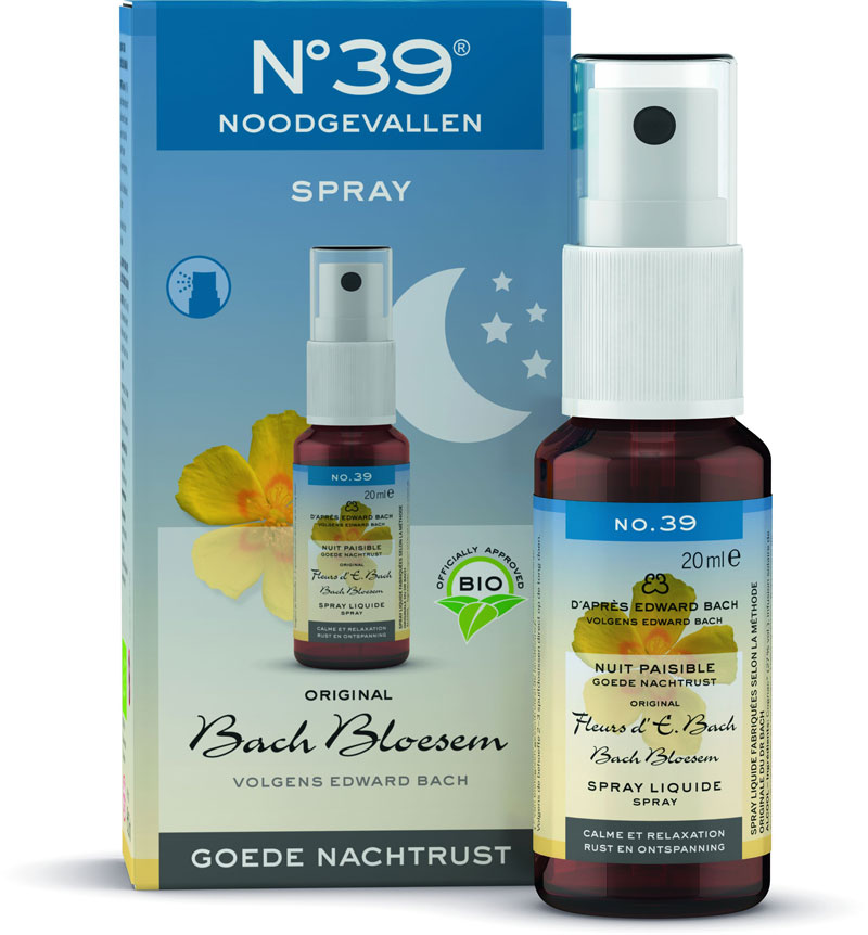 N°39 Noodgevallen Spray Nacht 20ml BIO