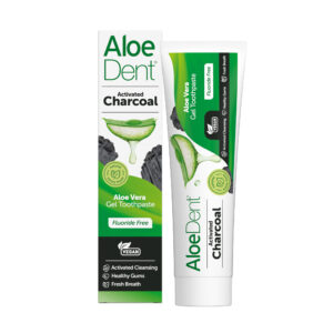 Aloe Dent Tandpasta 100ml Houtskool zonder Fluor