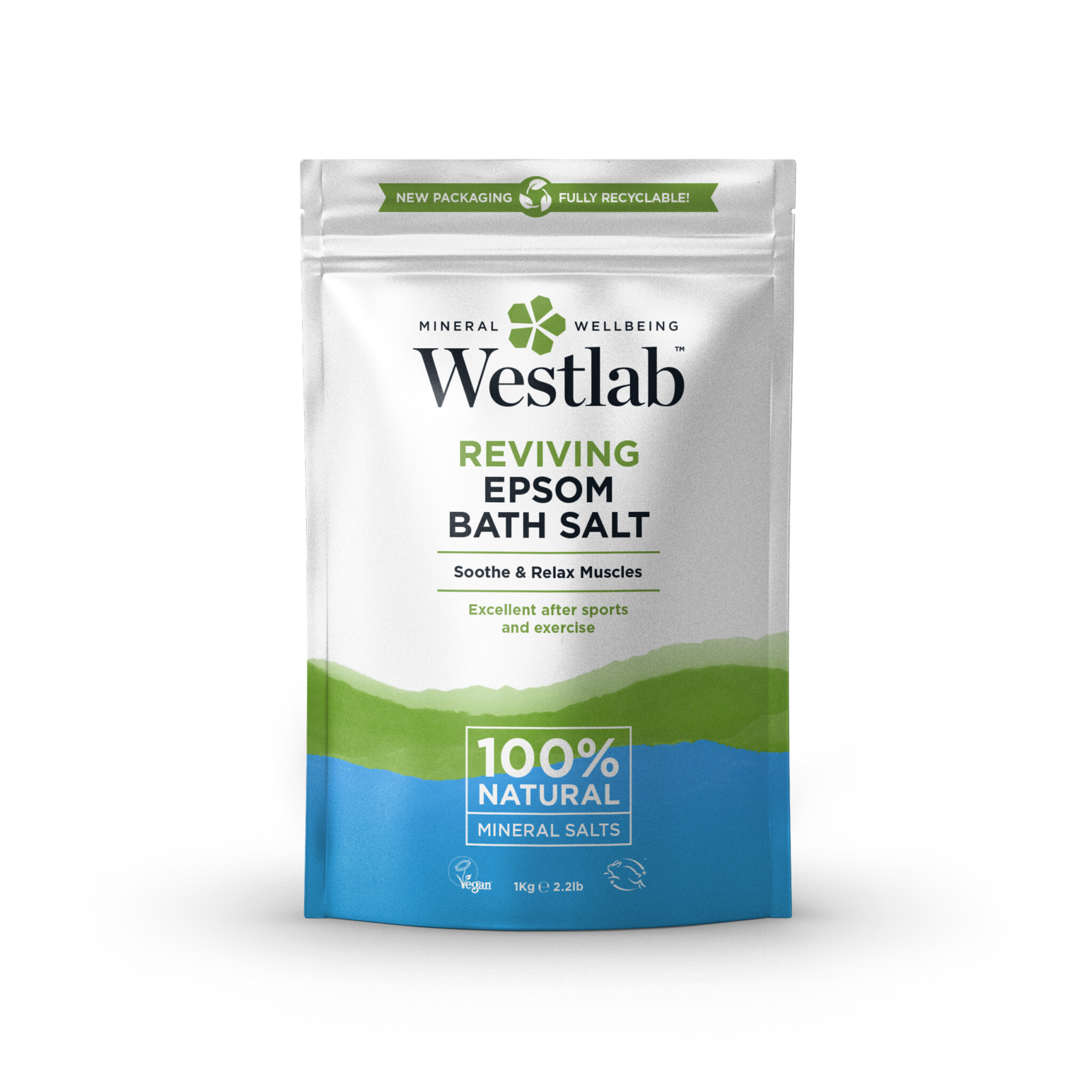 Westlab Epsom Zout 1kg - Afbeelding 2