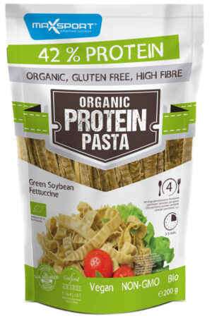 Maxsport Organic Protein Pasta - Green Soybean Fettuccine