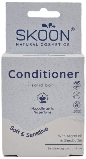 Skoon Solid Bar Conditioner Soft & Sensitive (Hypoalergeen)