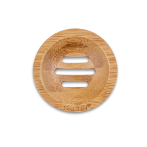 Skoon Bambou Barre Solide Porte Savon Ronde