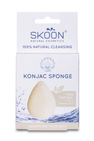 Skoon Konjac spons Puur naturel