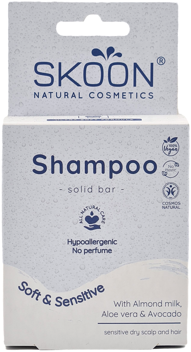 Skoon Solid Bar Shampoo Soft & Sensitive (Hypoallergeen)