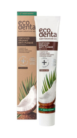 CO Anti-plaque Tandpasta met Kokosnootolie 75ml